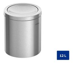 Lixeira Inox Tramontina Swing Tampa Basculante 12 L