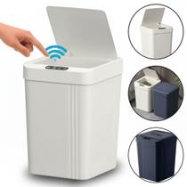 Lixeira Inteligente 13L Automática Sensor Movimento Banheiro e Cozinha Resistente a Água