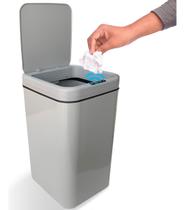 Lixeira Inteligente 20 L Sensor Automático Banheiro Cozinha - Estocasa