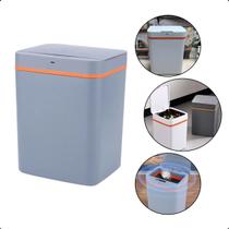 Lixeira Inteligente Automática 12 Litros Recarregável com Sensor de Proximidade Banheiro Cozinha Lixeira Inteligente Automática 12 Litros Recarregável com Sensor de Proximidade Banheiro Cozinha
