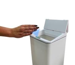 Lixeira Inteligente Automática Sensor Presença 9L Branca Lixeira Inteligente Automática Sensor Presença 9L Branca