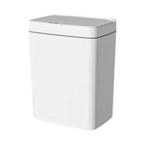 Lixeira Inteligente Branca De 15L Com Sensor Automático E Embalagem Sem Toque Para Casa Inteligente