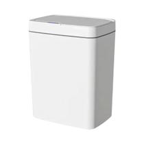 Lixeira Inteligente Branca De 15L Com Sensor Automático E Embalagem Sem Toque Para Casa Inteligente