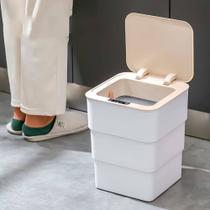 Lixeira Inteligente Com Sensor 18 Litros Para Cozinha Banheiro - Luatek