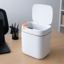 Lixeira Inteligente Quadrada 12L com Sensor Automático Alira Home