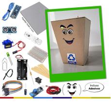 Lixeira Inteligente STEAM - Kit de Robótica Educacional com Arduino e Sensores