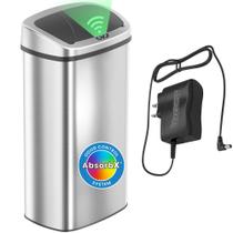 Lixeira iTouchless 91L com Sensor Touchless em Aço Inoxidável