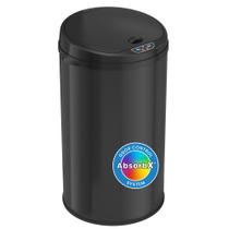 Lixeira iTouchless, sensor sem toque de 30L/8 galões, aço preto