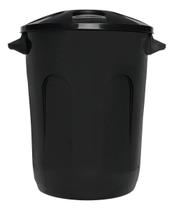 Lixeira Jaguar 30 Litros Preta Com Tampa Polipropileno Para Cozinha Redonda Lixeira Jaguar 30 Litros Preta Com Tampa Polipropileno Para Cozinha Redonda