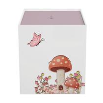 Lixeira Kit Higiene MDF com Tampa Quarto Bebê Cogumelo Lixeira Kit Higiene MDF com Tampa Quarto Bebê Cogumelo