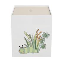 Lixeira Kit Higiene MDF com Tampa Quarto Bebê Patinhos