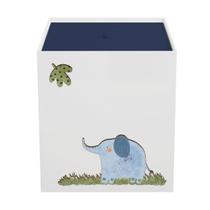 Lixeira Kit Higiene MDF com Tampa Quarto Bebê Safari Zoo Lixeira Kit Higiene MDF com Tampa Quarto Bebê Safari Zoo