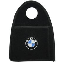 Lixeira Lixinho Automotiva Carro Carpete Logo Bordado BMW para Câmbio Preta Lixeira Lixinho Automotiva Carro Carpete Logo Bordado BMW para Câmbio Preta