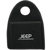 Lixeira Lixinho Automotiva Carro Carpete Logo Bordado Jeep para Câmbio Preta Lixeira Lixinho Automotiva Carro Carpete Logo Bordado Jeep para Câmbio Preta