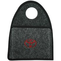 Lixeira Lixinho Automotiva Carro Carpete Logo Bordado Toyota para Câmbio Grafite Lixeira Lixinho Automotiva Carro Carpete Logo Bordado Toyota para Câmbio Grafite