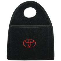 Lixeira Lixinho Automotiva Carro Carpete Logo Bordado Toyota para Câmbio Preta Lixeira Lixinho Automotiva Carro Carpete Logo Bordado Toyota para Câmbio Preta