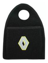 Lixeira Lixinho Carpete Renault Logo Bordado Preta Lixeira Lixinho Carpete Renault Logo Bordado Preta