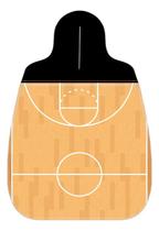 Lixeira Lixinho Carro Quadra De Basquete Marrom Lixeira Lixinho Carro Quadra De Basquete Marrom