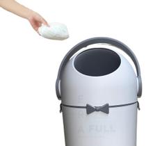 Lixeira Lixo Anti Odor 10L Fralda Bebê Enxoval Quarto Orgânico Resíduo Fezes Pet Cachorro Gato Caca