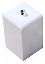 Lixeira Luxo em Acrílico 7,5 Litros Puxador Cristal