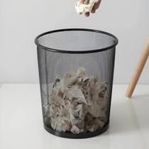 Lixeira Metal Aramado Cesto Escritório Reforçado 20L Made Basics LK-2132
