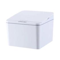 Lixeira Mini De Mesa Inteligente Com Tampa, Balde De Armazenamento, Lixo Para Escritório