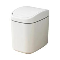 Lixeira Mini De Mesa Pequena Em Plástico Com Tampa Deslizante Para Escritório E Casa Lixeira Mini De Mesa Pequena Em Plástico Com Tampa Deslizante Para Escritório E Casa