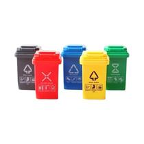 Lixeira Miniatura Para Casa De Bonecas, Acessório DIY Para Modelagem De Cenários E Fotografia,