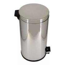 Lixeira Multiuso 15 Litros Cozinha Aço Com Pedal e Recipiente Plástico Viel 3585 Inox