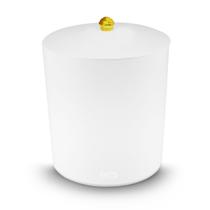 Lixeira Multiuso 5 Litros Puxador Dourado Banheiro - Wp Connect