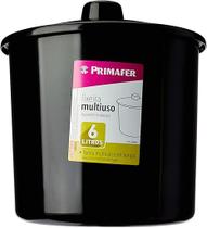 Lixeira Multiuso 6 Litros Plastico com Tampa Atlas Lixeira Multiuso 6 Litros Plastico com Tampa Atlas