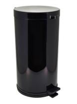 Lixeira Multiuso Com Pedal Cozinha 15L Preta Com Recip. Interno Plástico