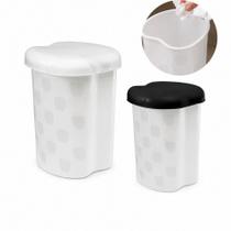 Lixeira multiuso decorada 4 litros cesto lixo mesa bancada chao 4l banheiro lavabo escritorio consultorio quarto Lixeira multiuso decorada 4 litros cesto lixo mesa bancada chao 4l banheiro lavabo escritorio consultorio quarto