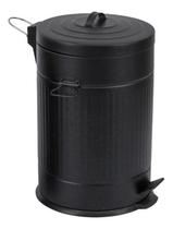 Lixeira Multiuso Importada - Aço - 20 Litros - Preto