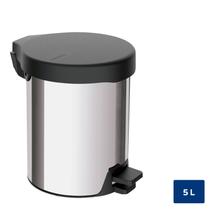 Lixeira New Tramontina Inox Com Pedal 5 Litros 94538/705