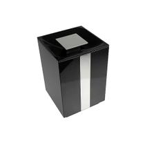 Lixeira One Soul Spirit Be Nox Polido Preto 5l - Zen Design