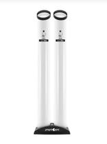 Lixeira p/copos 2 tubos agua branco