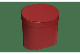 Lixeira p/ pia com tampa Basic 4L Vermelho - Coza