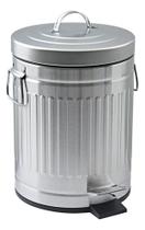 Lixeira Para Banheiro Pedal 5l Prata - Sensea