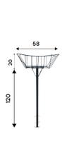 Lixeira para calçada e rua