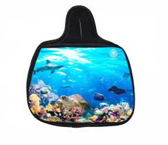Lixeira Para Carro Neoprene Lixo Car Personalizado Fundo do Mar Coleção Pets