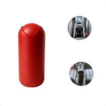 Lixeira Para Carro Universal Com Tampa Basculante Acessório Indispensável Para Viagens Longas e o Dia a Dia Lixeira Para Carro Universal Com Tampa Basculante Acessório Indispensável Para Viagens Longas e o Dia a Dia