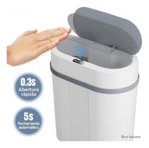 Lixeira Para Casa Com Sensor Inteligente Automática 12L Sofisticação, Higiene e Praticidade no Seu Lar Lixeira Para Casa Com Sensor Inteligente Automática 12L Sofisticação, Higiene e Praticidade no Seu Lar