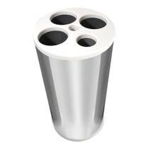 Lixeira Para Copos Descartáveis De Água E Café Em Aço Inox Lixeira Para Copos Descartáveis De Água E Café Em Aço Inox