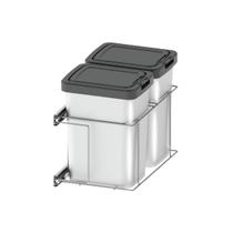 Lixeira Para Cozinha Suprema Deslizante Lateral Dupla 9 Litros 3332 Dimec Lixeira Para Cozinha Suprema Deslizante Lateral Dupla 9 Litros 3332 Dimec