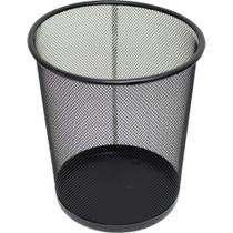 Lixeira para Escritório Aramado 8,5L Preto