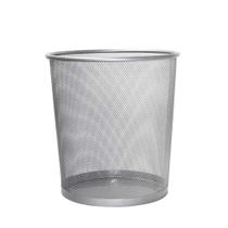 Lixeira Para Escritório Cesto De Lixo Em Aço Telado Preto Cinza 10 Litros Lixeira Para Escritório Cesto De Lixo Em Aço Telado Preto Cinza 10 Litros