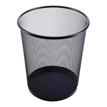 Lixeira para Escritório Preta 10 Litros Cesto de lixo ferro Aramado Decorativo, Durável, Design Elegante fácil de limpar Lixeira para Escritório Preta 10 Litros Cesto de lixo ferro Aramado Decorativo, Durável, Design Elegante fácil de limpar