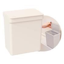 Lixeira para Pia Bancada 2,5 Litros Com Tampa Single Coza