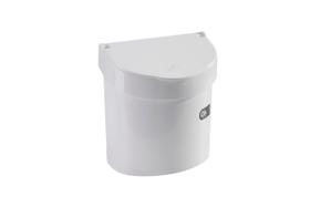 Lixeira para Pia Coza Glass 2,7 L - 20,3 x 14,6 x 21,3 cm Branco